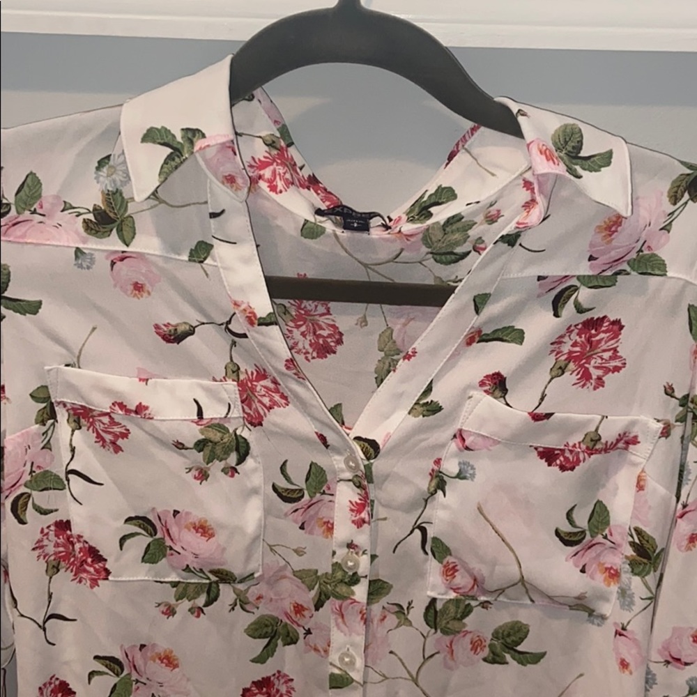 Express floral blouse